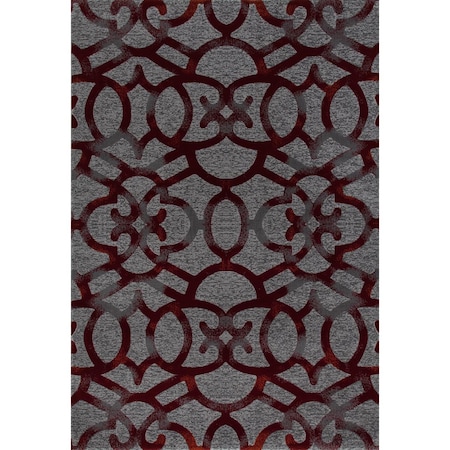Art Carpet 8 X 11 Ft. Bastille Collection Trellis Woven Area Rug, Gray 841864108870